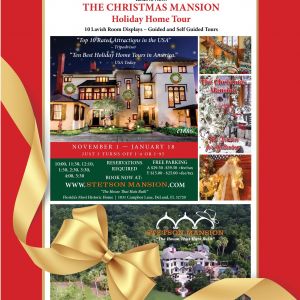 Stetson Mansion: Christmas Mansion Holiday Home Tour