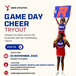 RADD Athletics Game Day Cheer Tryouts