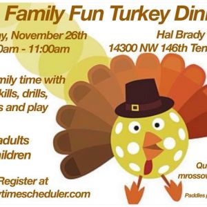 Hal Brady Family Fun Turkey Dink