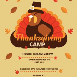 Oak Hall School Thanksgiving Break Camp