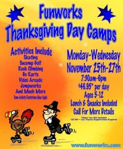 Skate Station Funworks Thanksgiving Camp