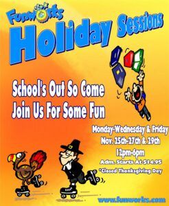 Skate Station Funworks Thanksgiving Holiday Sessions