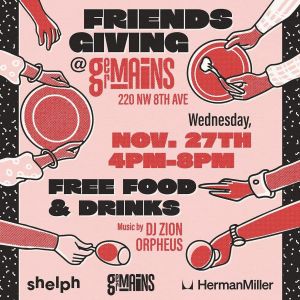 Germain's Chicken Sandwiches Friendsgiving Event