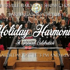 Barbergators Chorus and Gainesville Harmony Show Chorus presents Holiday Harmonies XI - A Musical Celebration