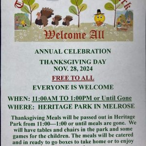 Trinity Episcopal Church Melrose: Thanksgiving in the Park