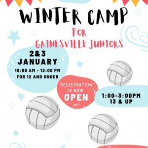 Gainesville Juniors Holiday Volleyball Camp