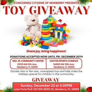 Concerned Citizens of Newberry Toy Giveaway Event