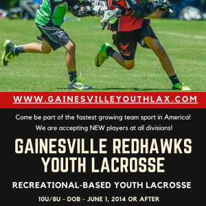 Gainesville RedHawks Youth Lacrosse