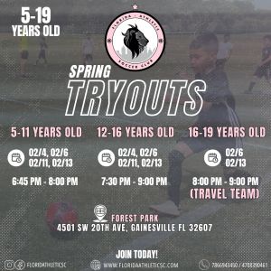 Florida Athletic Soccer Club Tryouts