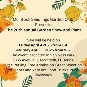 McIntosh Seedlings Plant Show and Sale