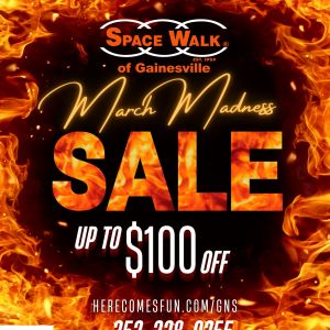 Space Walk of Gainesville March Madness Sale