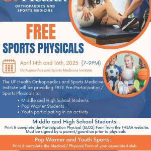 UF Health: Free Sports Physicals