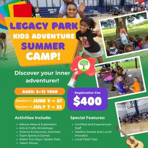 City of Alachua Legacy Park Kids Adventure Summer Camp