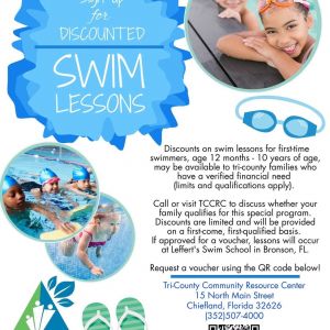 Tri-County Community Resource Center Discounted Swim Lessons