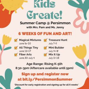 Persimmon Early Learning Academy Kids Create Summer Camps