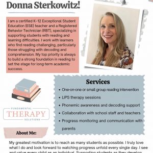 Fundamental Therapy Solutions Reading Intervention