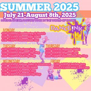 Dance!nk by Davis Summer Classes