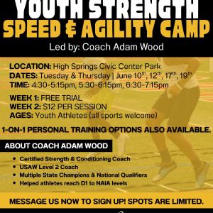Endure Elite Athletics Youth Strength, Speed & Agility Camp