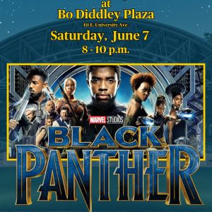 City of Gainesville Movie Night at Bo Diddley Plaza featuring Marvel Studios Black Panther
