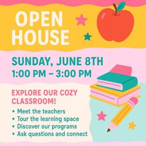 Cozy Classroom Homeschool Co-Op Open House