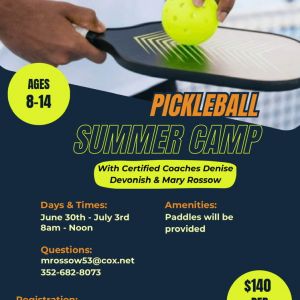 North Central Florida Community Center Pickleball Summer Camp