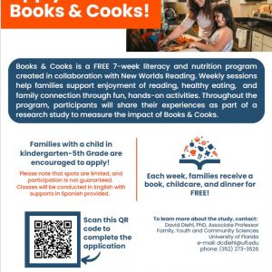New Worlds Reading Books & Cooks Program