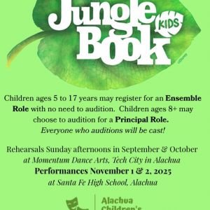 Alachua Children's Theatre Disney's The Jungle Book, Kids