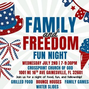 Cross Point Church of God Family and Freedom Fun Night