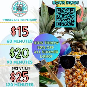 Swamp Axe Co. Sizzling Summer Prices