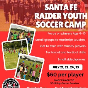 Santa Fe Raider Youth Soccer Summer Camp