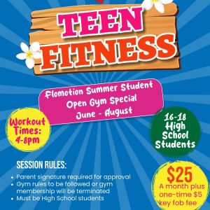 FloMotion Fitness Summer Student Open Gym Special