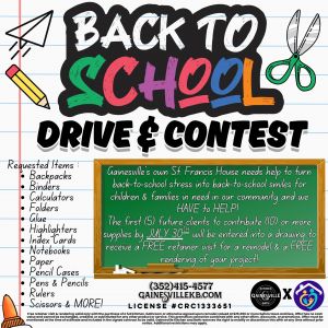 Gainesville Kitchen & Bath Back-to-School Drive & Contest