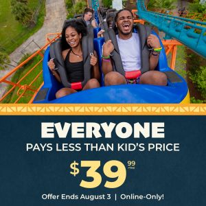 Wild Adventures Theme Park July Deal
