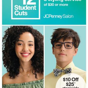 JCPenney Salon Back to School Kids Haircut Event