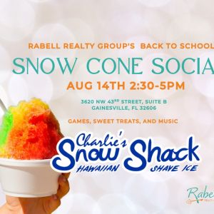 Rabell Realty Group Back To School Snow Cone Social