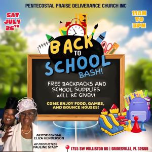 Pentecostal Praise Deliverance Church Inc Back to School Bash