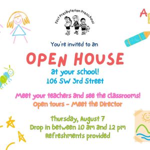 First Presbyterian Preschool Open House