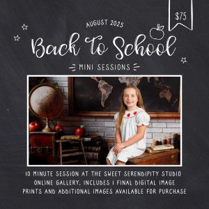 Sweet Serendipity Photography Back to School Mini Sessions