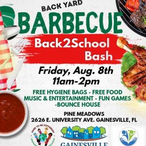 Gainesville Housing Authority Backyard BBQ Back2School Bash