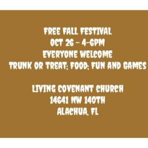 Living Covenant Church Fall Festival and Trunk or Treat