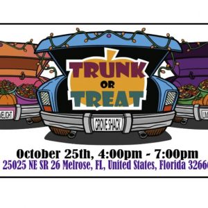 Grove Shack Trunk or Treat