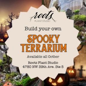 Roots Plant Studio: Spooky Halloween Terrariums