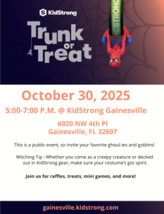 KidStrong Trunk or Treat