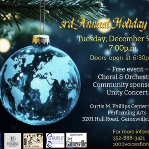 1000 Voices of Florida, INC: Holiday Unity Orchestra and Choral Concert