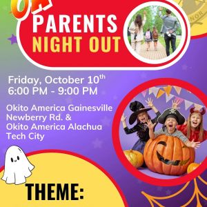 Okito America Parents Night Out - Boo Bash Theme