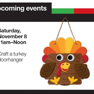 JCPenney Kids Zone- Thanksgiving Doorhanger Craft