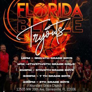 Florida Blaze Basketball Tryouts
