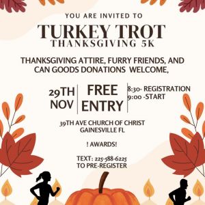 Church of Christ 39th Ave: Post Thanksgiving Turkey Trot 5K