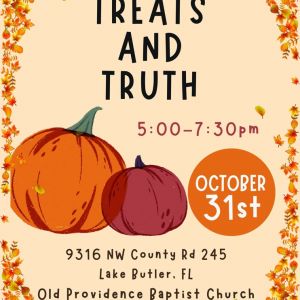 Old Providence Baptist Church Fall Festival - Treats and Truth