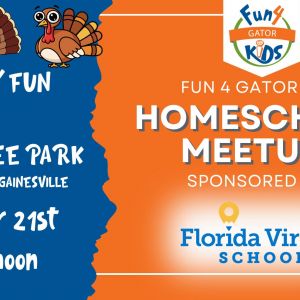 Fun 4 Gator Kids Homeschool Meetup Turkey Fun at the Park